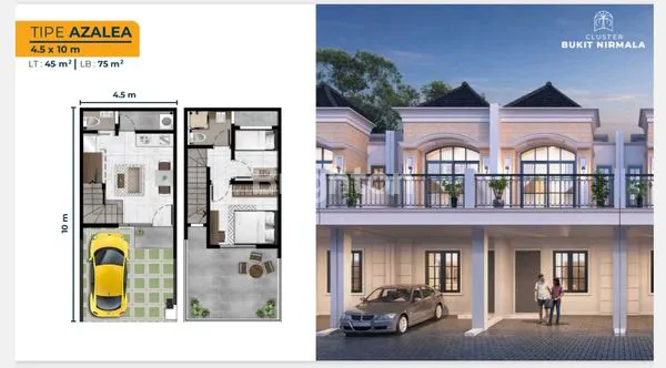 image RUMAH DI CLUSTER BUKIT NIRMALA, TIPE AZELIA (4,5X10), PANTAI BUKIT VILLA, PIK2 (7)