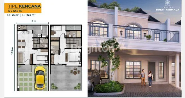 image RUMAH DI CLUSTER BUKIT NIRMALA, TIPE KENCANA (6X12,5), PANTAI BUKIT VILLA, PIK 2 (7)