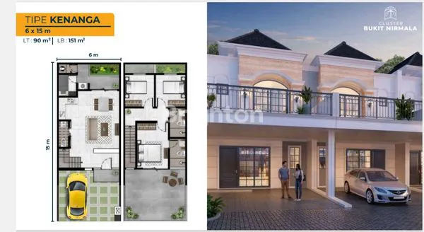 image RUMAH DI CLUSTER BUKIT NIRMALA, TIPE KENANGA (6X15), PANTAI BUKIT VILLA, PIK 2 (7)