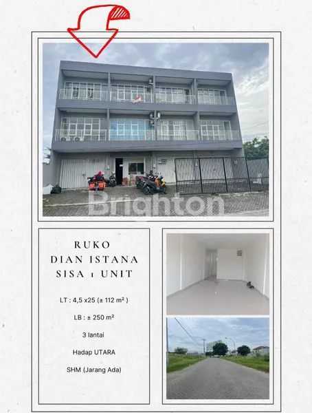 image DIJUAL / DISEWAKAN RUKO 3 LANTAI DIAN ISTANA (1)