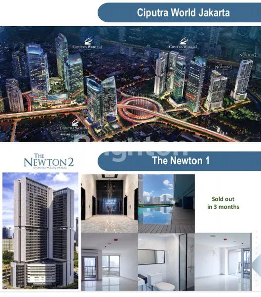 image APARTEMEN THE NEWTON 2 AT CIPUTRA WORLD 2 JAKARTA, TIPE 2 BR (60 SQM) (2)