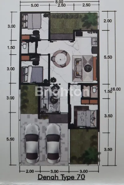 image RUMAH BARU MODEL SCANDANAVIAN TYPE 70/128 (1)
