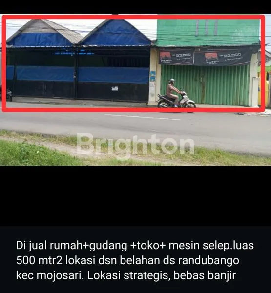 image _*PENGGILINGAN BERAS + 2 RUMAH+1 TOKO+ 1 GUDANG MOJOKERTO*_ (1)