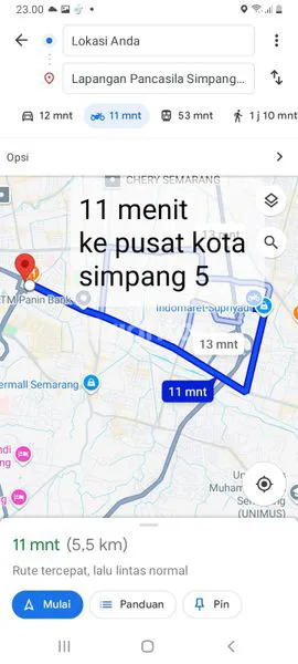 image RUMAH CANTIK MURAH 2,5 LANTAI DEKAT EXIT TOL GAYAMSARI (8)