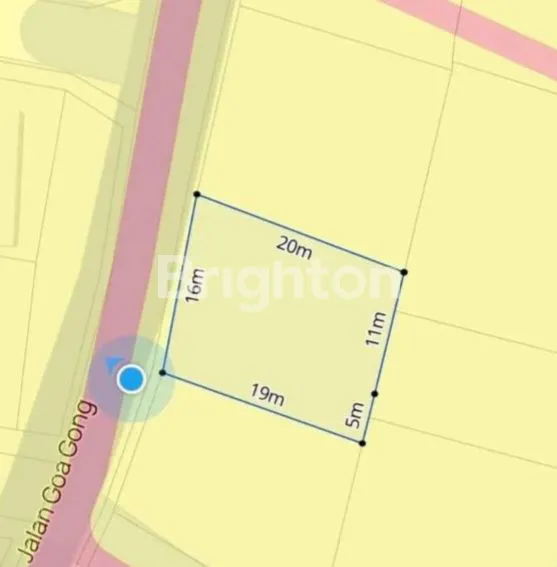 image TANAH ITR KUNING VIEW PATUNG GWK LOKASI GOA GONG JIMBARAN (1)