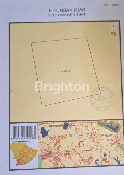 image TURUN HARGA TANAH STRATEGIS PINGGIR JALAN DI KAWASAN SEPINGGAN (1)