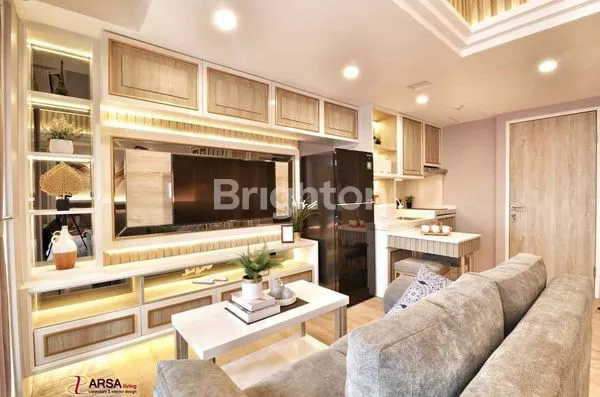 image PUNCAK CBD TOWER APARTMENT 2BR JADI 1BR FULL FURNISHED ISTIMEWA MEWAH (3)