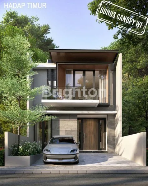 image NEWGRESS RUMAH MINIMALIS DI BOULEVARD NORTHWEST LAKE CITRALAND SURABAYA. DEKAT WIYUNG, PTC, GRAHA FAMILY, SUKOMANUNGGAL (1)