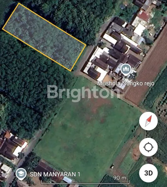 TANAH STRATEGIS DIJALUR BANDARA DHOHO KEDIRI