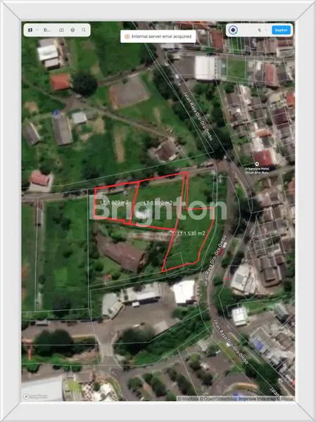 TANAH SUPER STRATEGIS SEBELAH  JATIM PARK ECOGREEN DI RAYA ORO ORO OMBO BATU MALANG