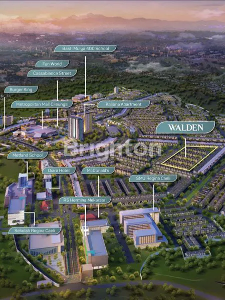 image METLAND WALDEN CIBUBUR, PERUMAHAN BARU, CILEUNGSI, TRANSYOGI, CIBUBUR, BOGOR, JAWA BARAT. (1)