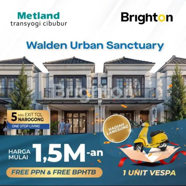 image METLAND WALDEN CIBUBUR, PERUMAHAN BARU, CILEUNGSI, TRANSYOGI, CIBUBUR, BOGOR, JAWA BARAT. (6)
