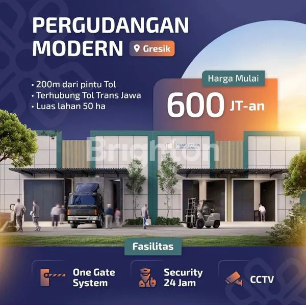 image PERGUDANGAN 600 JUTA'AN HANYA 200 METER DARI TOL TRANS JAWA. RAYA CERME GRESIK (3)