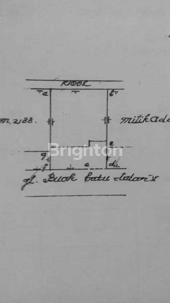 image RUMAH BUAH BATU DALAM , HITUNG TANAH,   SIAP DI BANGUN KOSTAN / KANTOR, AKSES JALAN  MOBIL,SUDAH DI BETON (2)