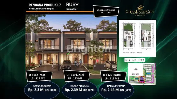 image CITRALAND CITY SAMPALI MEDAN ( TYPE RUBY DAN GARNET  ) (2)