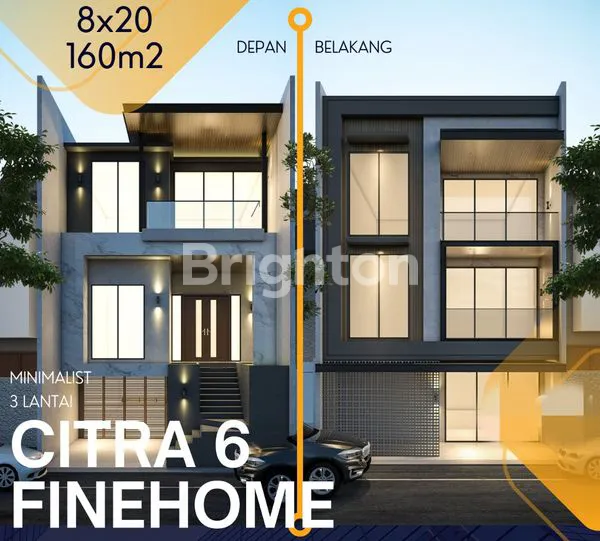 Gambar Property RUMAH BARU CITRA 6 3 LANTAI MINIMALIS, JAKARTA BARAT
