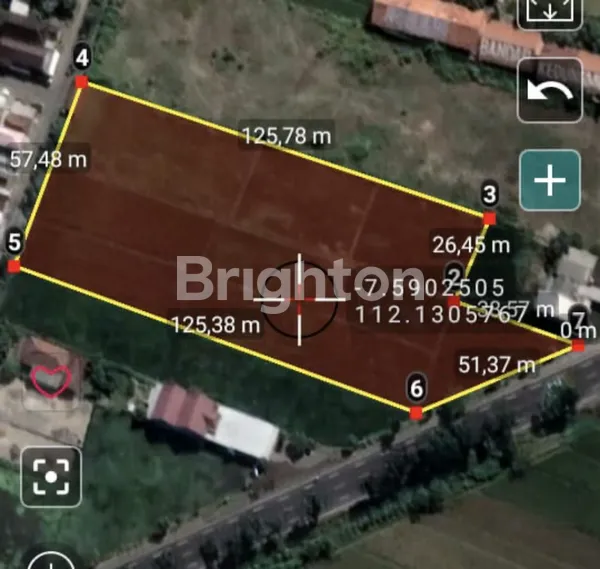 LOKASI STRATEGIS LAHAN INDUSTRI GONDANG JOMBANG, PINGGIR JALAN NASIONAL DEKAT PINTU TOL MOELDOKO