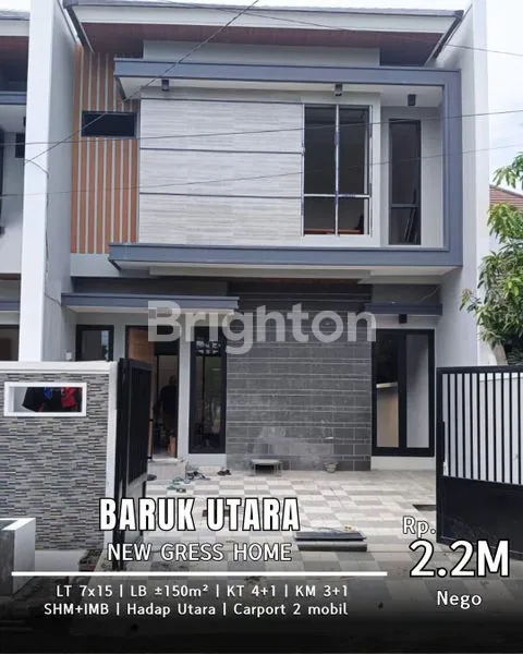Gambar Property *RUMAH BARU 2 LANTAI DI SURABAYA TIMUR, HANYA 5 MENIT KE JALAN RAYA MERR DAN SUPERINDO MERR (NON FURNISHED)*