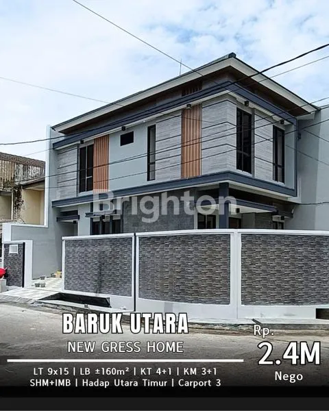image *RUMAH BARU 2 LANTAI HOOK DI SURABAYA TIMUR, HANYA 5 MENIT KE JALAN RAYA MERR DAN SUPERINDO MERR (NON FURNISHED)* (1)
