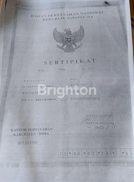 image TANAH DI DATARAN TINGGI, SERIRIT, BULELENG, BALI (2)