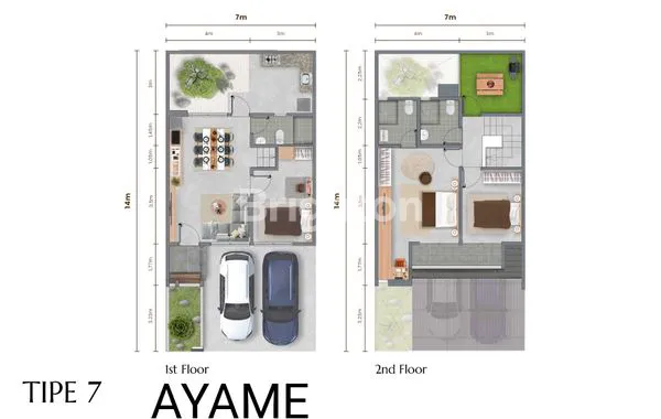 image HUNIAN MODERN EXCLUSIVE KOLABORASI SUMITOMO FORESTRY , GARDENS@CANDI SAWANGAN, KOTA DEPOK (2)