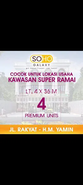 image RUKO SOHO GALAXY DI SIDORAME TIMUR, MEDAN PERJUANGAN (4)