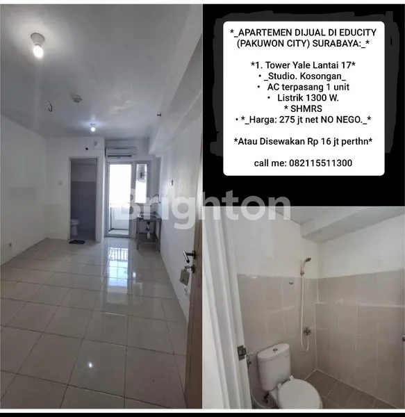 Gambar Property JUAL / SEWA APARTEMENT EDUCITY TOWER YALE