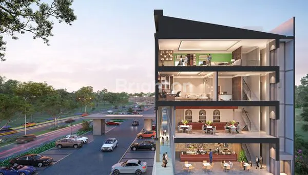 image RUKO 4 LANTAI DEVANT BUSSINESS LOFT MODERN SHM, AKSES TOL, DI KOTA WISATA CIBUBUR (3)