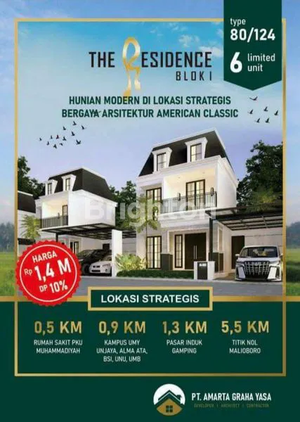 image PERUMAHAN THE RESIDENCE, SELANGKAH RS PKU MUHAMMADIYAH, KAMPUS: UMY, UNJAYA, ALMA ATA, BSI, UNV, UMB (6)