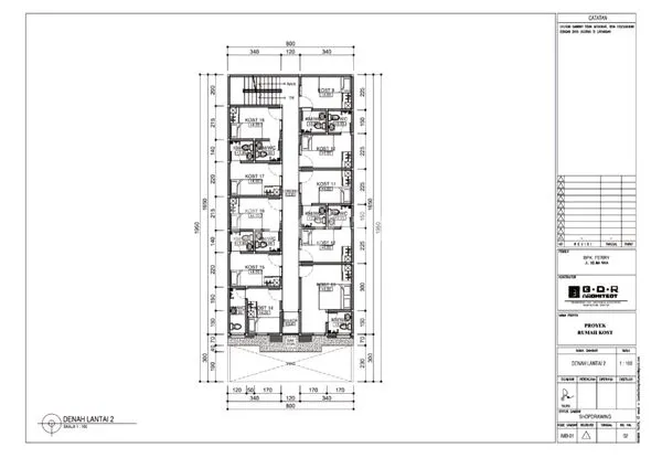 image RUMAH KOST BARU 38 KAMAR TIDUR DI TANJUNG DUREN 5 LANTAI (3)