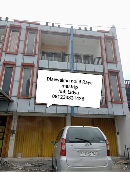 DISEWAKAN RUKO JL MASTRIP