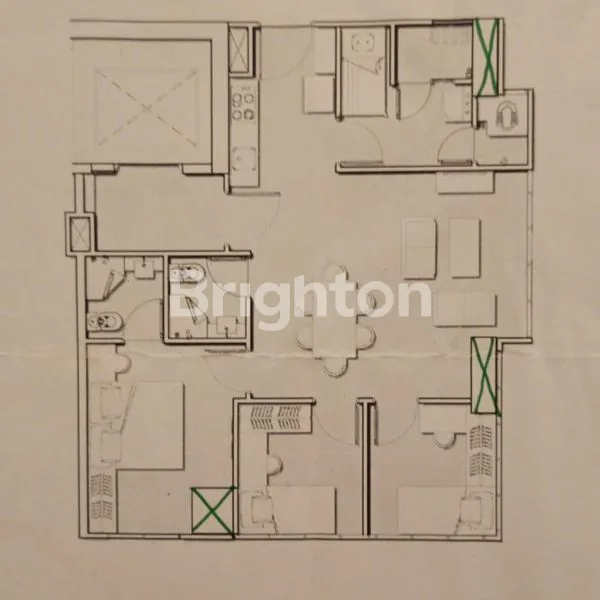 image APARTEMEN LA RIZ PAKUWON MALL PRIVATE LIFT 3 KAMAR HANYA 3 M AN (1)