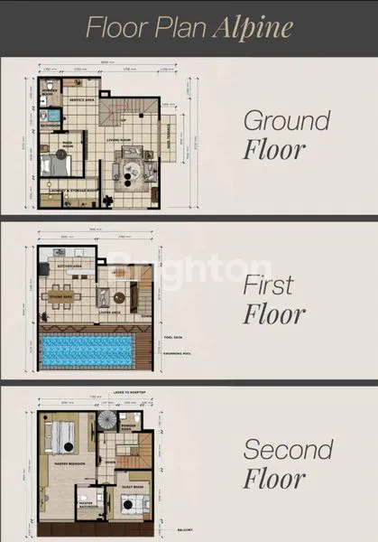 image VILLA CANTIK  JIMBARAN  BALI 3 BEDROOM 3 LANTAI TYPE ALPHINE (6)