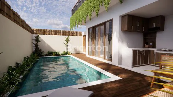 RUMAH SEMI VILLA FULL FURNISHED DENGAN  KOLAM RENANG PRIMARI DI NAKULA