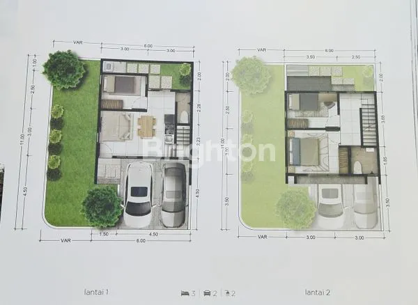 image RUMAH KAWASAN PREMIUM TIPE GYAN HOOK  CLUSTER NISMARA  KOTA HARAPAN  INDAH (2)