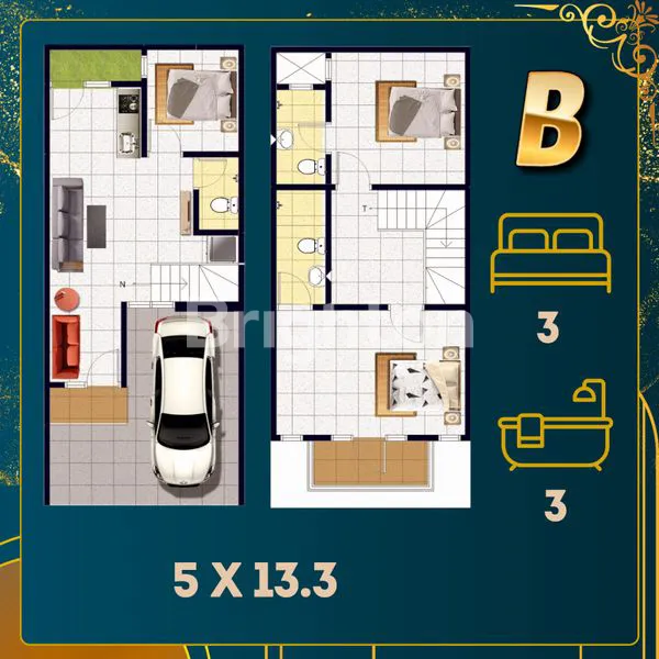 image RUMAH NEW GRESS AMERICAN STYLE DENGAN LOKASI PREMIUM DEKAT RAYA MERR, TOL WARU JUANDA, PANDUGO, MEDOKAN, GUNUNGANYAR (2)