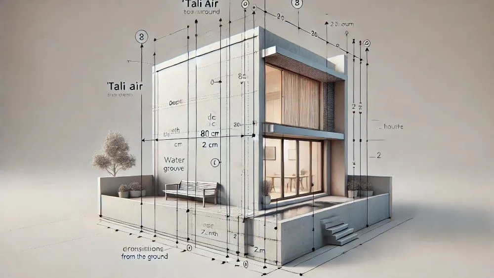 posisi membuat tali air 3