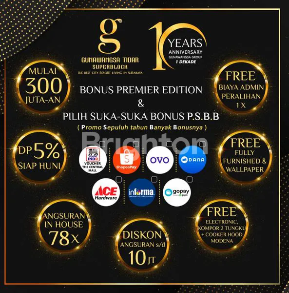 image APARTEMEN TYPE STUDIO GUNAWANGSA TIDAR VIEW POLL PUSAT KOTA SURABAYA (3)