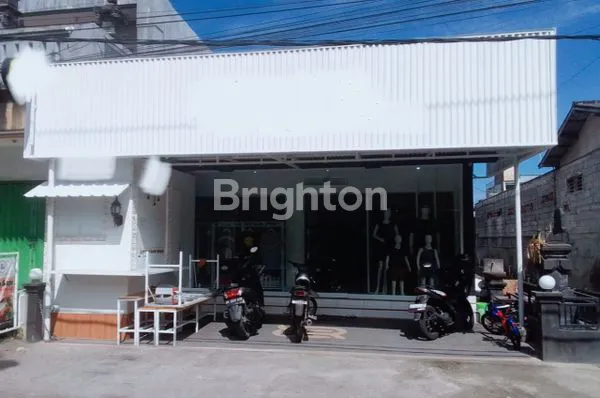 RUKO LUAS 2 ARE EX TOKO PAKAIAN, LOKASI TRATEGIS DI PINGGIR JALAN UTAMA PANJER DENPASAR SELATAN, KEMANA-MANA DEKAT ( RS/KAMPUS/LAPANGAN RENON) 