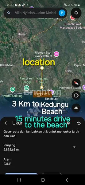 image RUMAH DIKONTRAKKAN ( HOUSE FOR RENT ) DI TABANAN , 15 MENIT KE PANTAI KEDUNGU . (7)