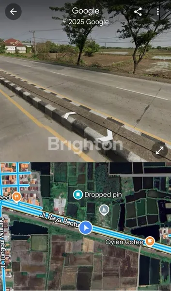 DIJUAL TANAH INDUSTRI 0 JALAN RAYA PROVINSI DUDUK SAMPEYAN TUMAPEL GRESIK LOKASI CIAMIKKKK DOUBLE WAY