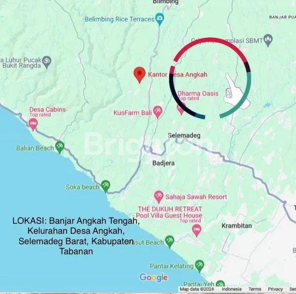 image TANAH  HOEK DI TABANAN ,BALI. COCOK UTK VILLA.  (5)