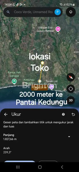 image TOKO 2 LANTAI DIKONTRAKKAN , SHOP 2 FLOOR FOR LEASE , DI KEDUNGU , TABANAN . (2)