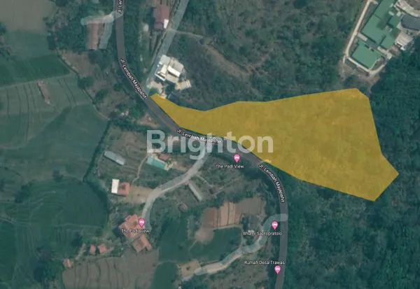 image TANAH TRAWAS DEPAN PADI VIEW NOL JALAN RAYA (1)