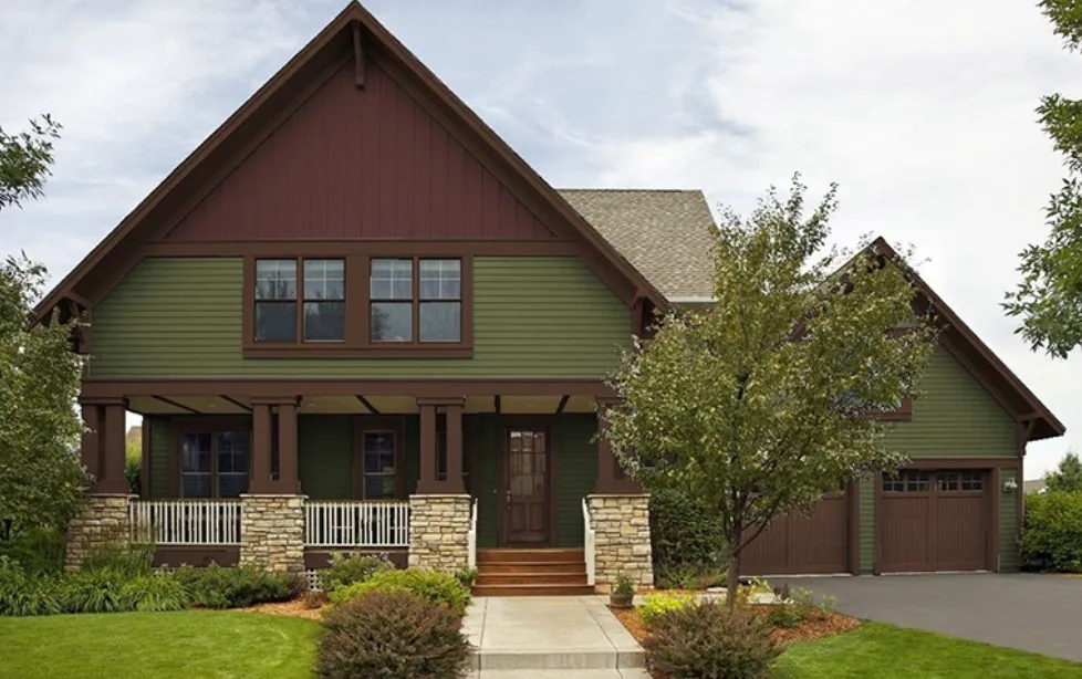 warna cat rumah bagian luar rustic