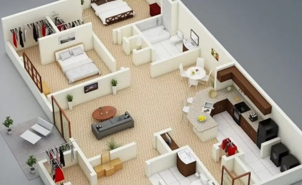 desain rumah minimalis 3 kamar elegan