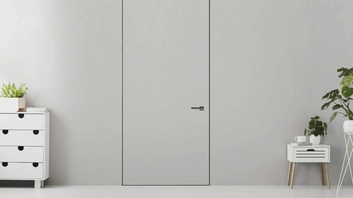 model pintu minimalis tanpa kusen frameless 2