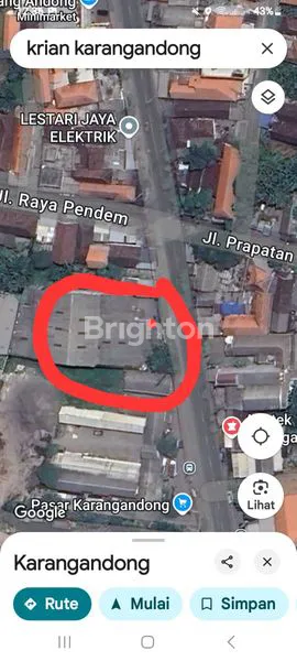 Gambar Property GUDANG HITUNG TANAH NOL JALAN DEKAT TOL SUMO, KARANGANDONG, DRIYOREJO, GRESIK