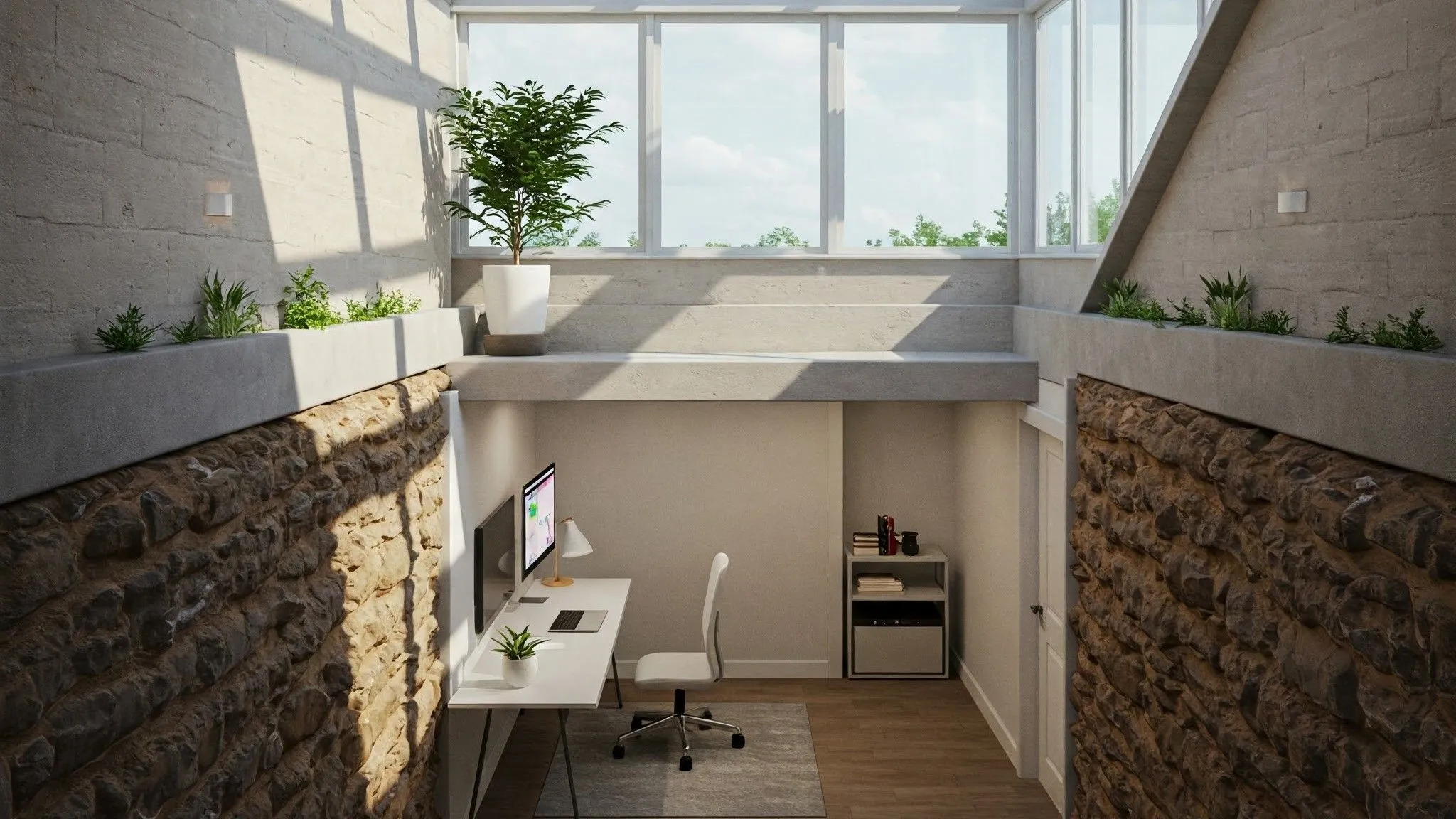 basement tinggi setengah daylight basement 7