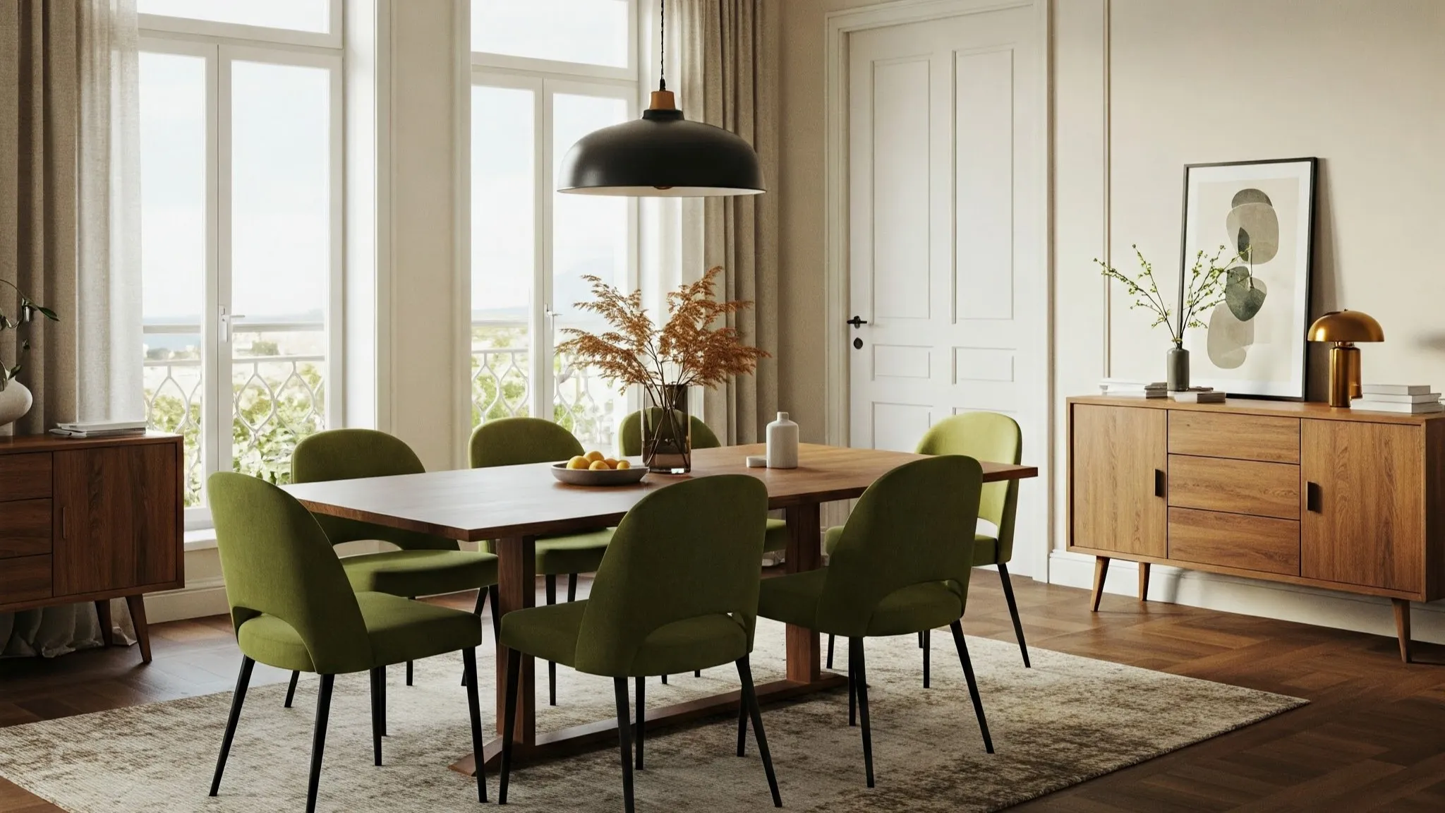 interior ruang makan adalah 9